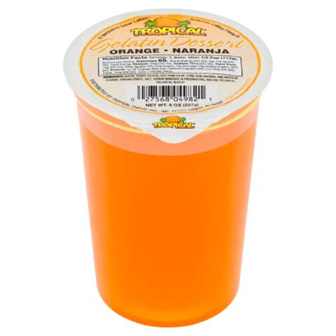 Gelatina De Naranja Tropical Cheese