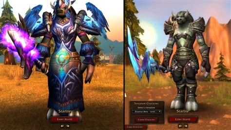 Side By Side Comparison Of My Female Tauren On Live And A Version Of Her With The New Model