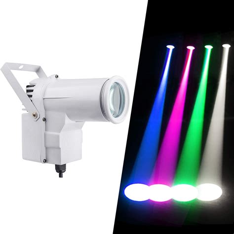 9w RGB Projecteur pour Boule à Facettes Lumiere pour Boule a Facette