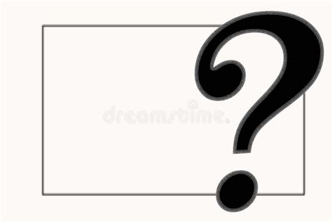 Question Mark on White Background Stock Illustration - Illustration of ...