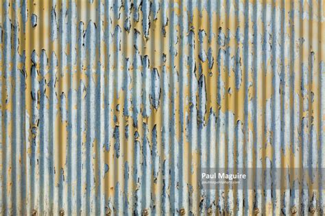 Stock photo - Corrugated metal roof, urban texture pattern, UK - Paul ...