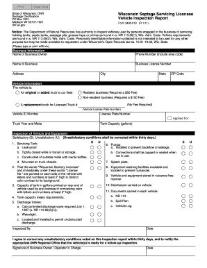 Fillable Online Dnr Wi Form 3400 019 PDF Wisconsin Department Of