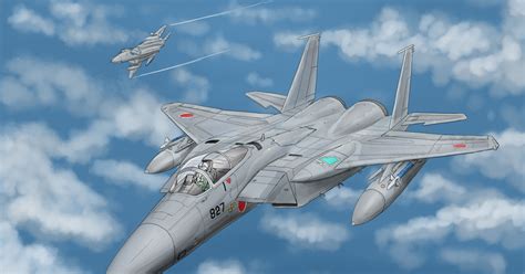 戦闘機 F 15j 山辺わたるのイラスト Pixiv