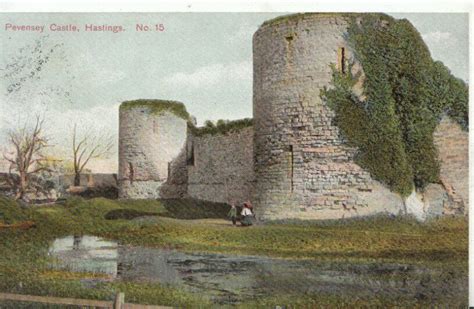 Sussex Postcard Pevensey Castle Hastings Ref Tz2658 Europe United Kingdom England