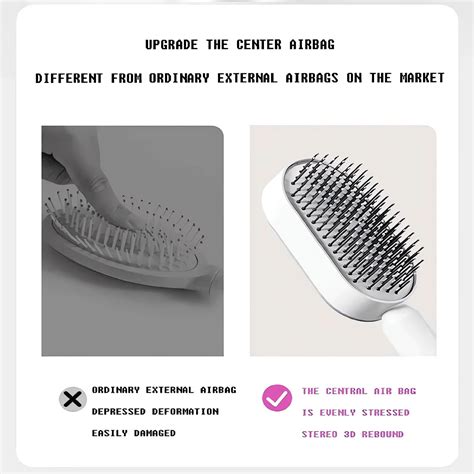 3d Air Cushion Comb Press Type Cleaning Design Air Cushion Comb Anti Static Air Bag Scalp