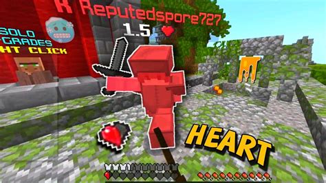 Half Heart Situation Mcpe Nether Games BedWars YouTube