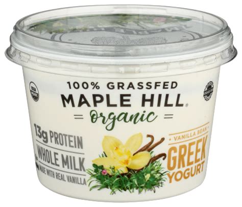 Organic Grassfed Vanilla Greek Yogurt - 16 FO | Juneau Natural