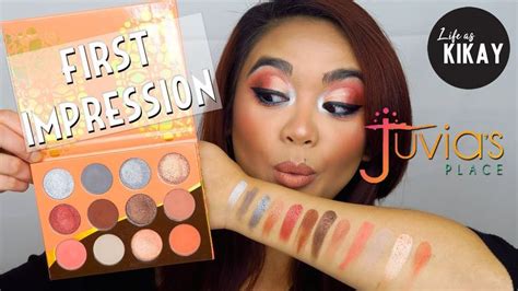 Juvia S Place Nubian Coral Palette Makeup Tutorial Review And