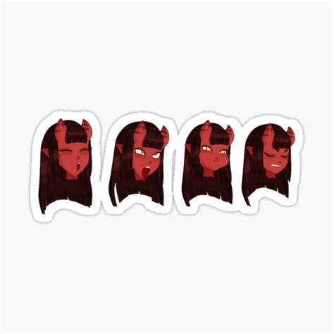 Meru The Succubus Sticker For Sale By Omni Art Redbubble