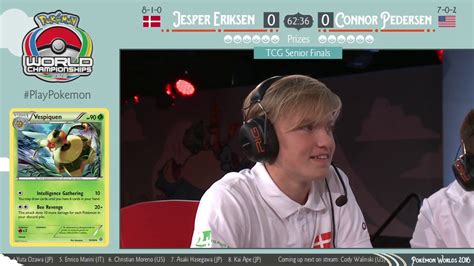 2016 Pokemon World Championships Jesper Eriksen Vs Connor Pedersen