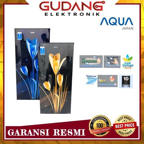 Jual Lemari Es Pintu Aqua Aqr D Lk Bunga Kulkas Aqua Aqrd Lb