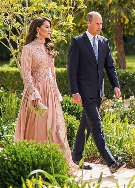 William E Kate Al Matrimonio Del Principe Hussein Di Giordania Con