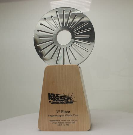 The American Solar Challenge's Gold "Sun" Awards | Custom Awards and Custom Trophies - Bennett ...