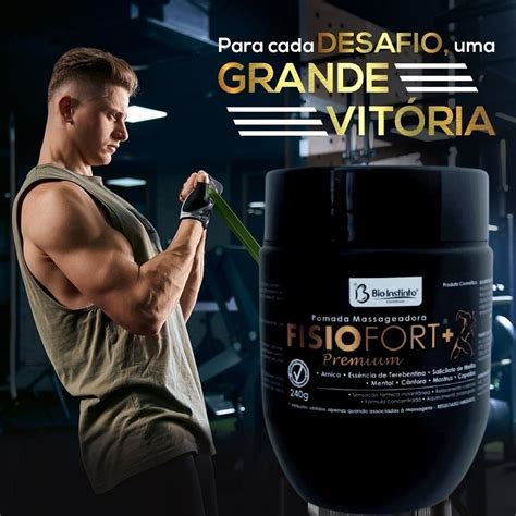 Kit 12 Pomada Fisiofort Premium 150g 12 Fisio Premium 240g