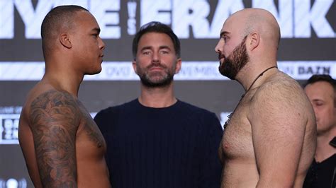 Fabio Wardley Vs Nathan Gorman Full Weigh In Faceoff Matchroom