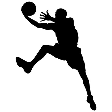 Free Silhouette Basketball Cliparts, Download Free Silhouette ...