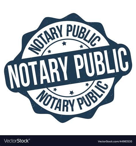 Notary Public Seal Stamp