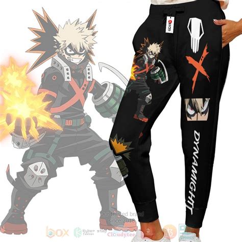 Hot Katsuki Bakugo My Hero Academia Anime Jogger Pants Express Your Unique Style With Boxboxshirt