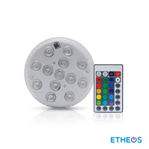 Luminaria Led Sumergible M Etheos Leds Rgb Ip