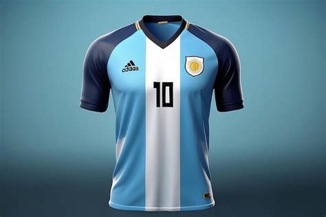 Premium Photo | 3D Argentina football jersey