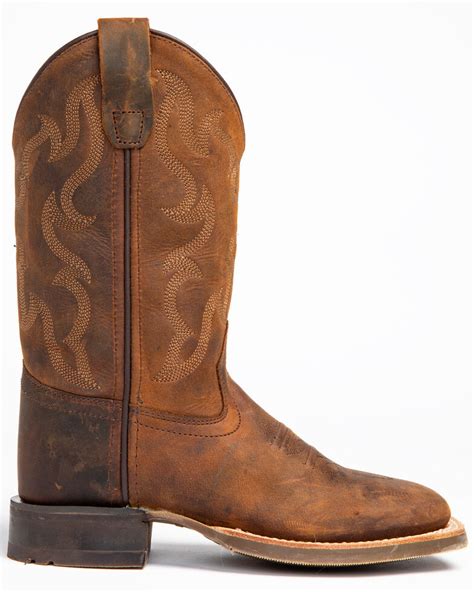 Cody James Youth Boys Full Grain Leather Western Boots Square Toe