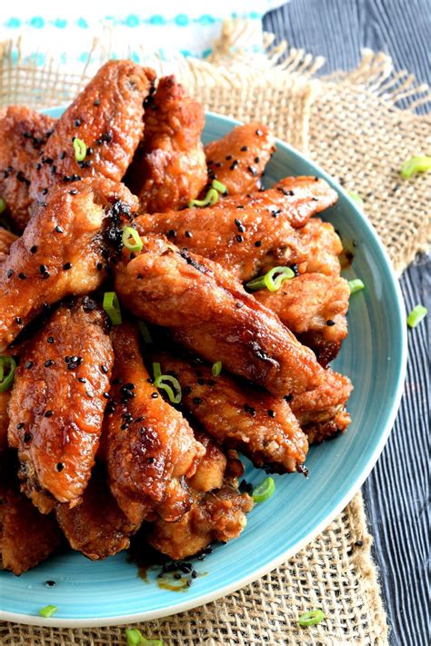 Japanese Chicken Wings Sticky Chicken Wings Baked Wings Crispy Wings Cooking Meat Cooking