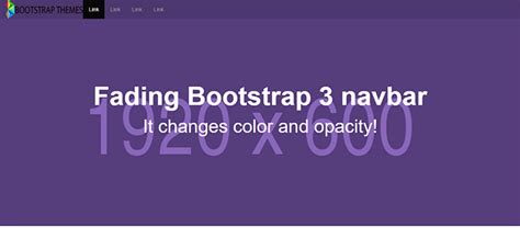 Bootstrap Transparent Navbar OnScroll Bootstrap Themes