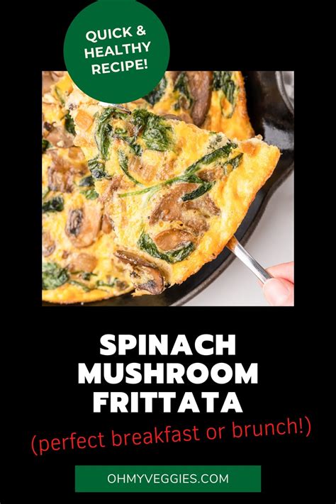 Spinach Mushroom Frittata