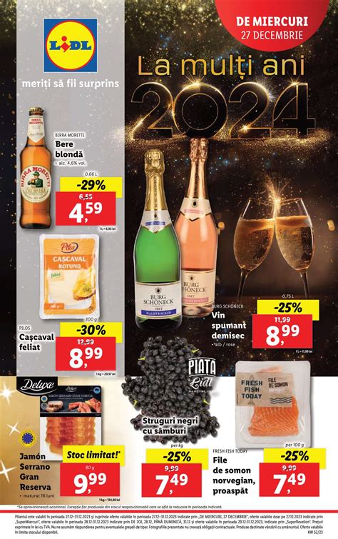 Catalog Lidl 27 Decembrie 31 Decembrie 2023 Oferte Revista Lidl