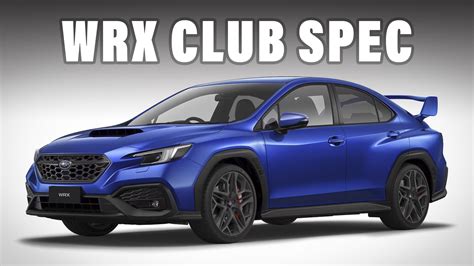 2024 Subaru WRX Club Spec Edition Takes Flight For Australia With Big