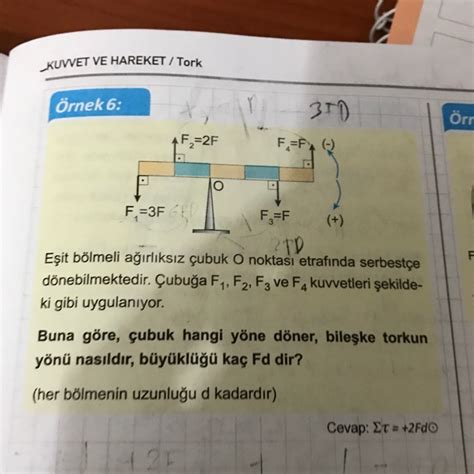 11 Sınıf fizik tork Eodev