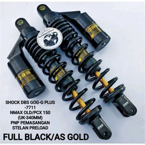 Jual SHOCK DBS GPLUS 7711 NMAX OLD PCX 150 UK 340MM SKOK BELAKANG