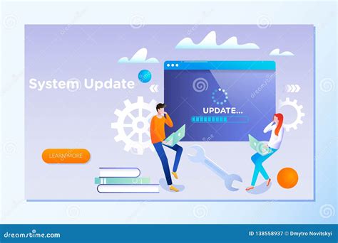 System Update People Update Operation System Can Use For Landing Page