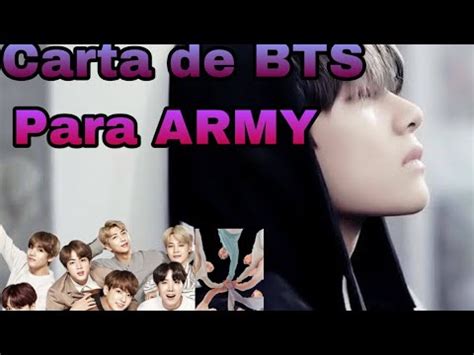 Carta De Bts Para Army Kook Landia Youtube