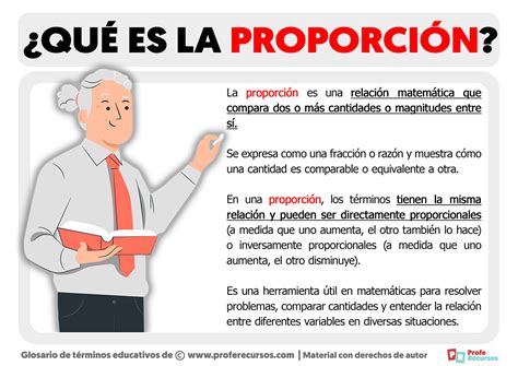 Qu Es La Proporci N Definici N De Proporci N