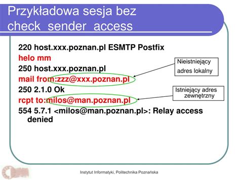 PPT Konfiguracja Serwera Poczty Elektronicznej PowerPoint