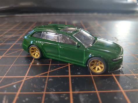 Hot Wheels 2017 Audi RS6 Avant Toy Car With Custom Wheels And Tires Etsy