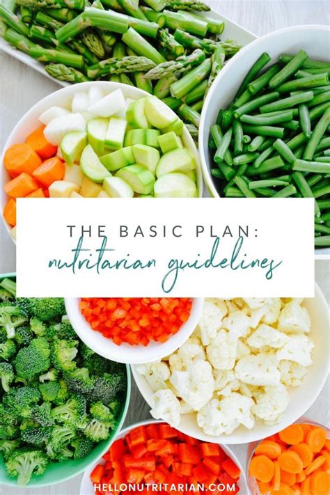 The Basic Nutritarian Guidelines Artofit