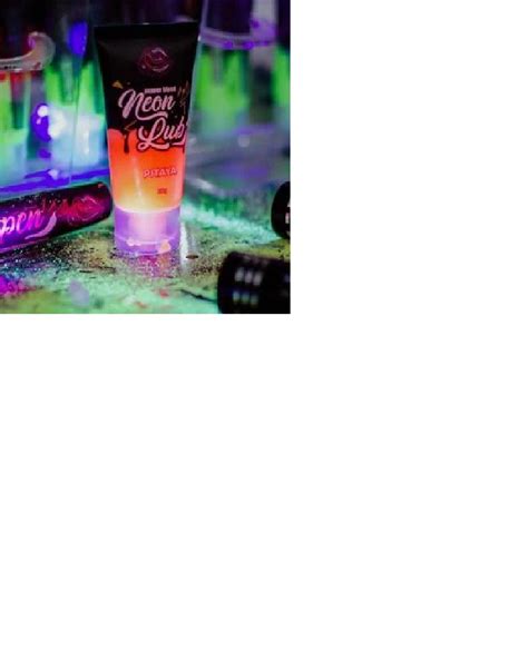 Neon Lub Gel Comestível Pitaya Brilha em Luz Negra 30g Pepper Blendc