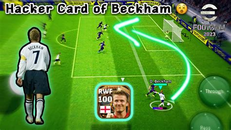 Rated David Beckham The Best Epic Card In Efootball Has