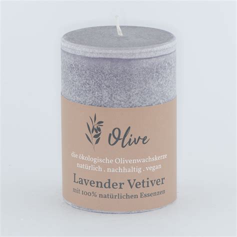 Lavendel Vetiver Aus Olivenwachs Schulthess Kerzen GmbH