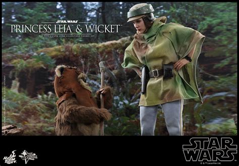 Hot Toys Mms Wicket Princess Leia And Wicket