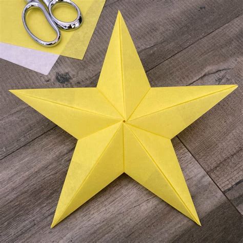 How To Make A D Paper Star Gift Wrapping Love