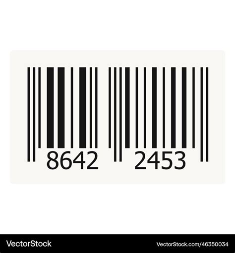 Barcode label design Royalty Free Vector Image