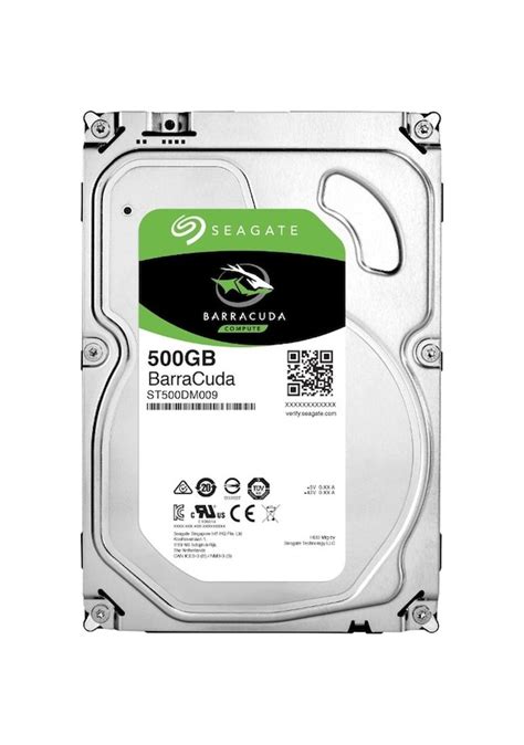 Seagate Barracuda ST500DM009 3.5" 500 GB 7200 RPM 32 MB SATA 3 NCQ HDD ...