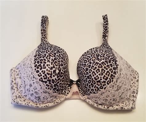 Victorias Secret Leopard Print Perfect Coverage Bra … Gem