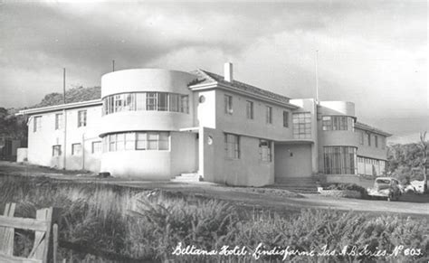 Sleek Art Moderne Lines On The Hotel Beltana Lindisfarne Tasmania