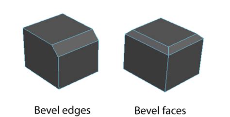 Bevel Polygon Edges And Faces Maya 2022 Autodesk Knowledge Network