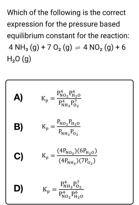 Answered Equilibrium Constant Bartleby