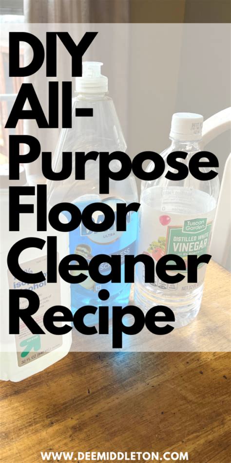 DIY All-Purpose Floor Cleaner - deemiddleton.com